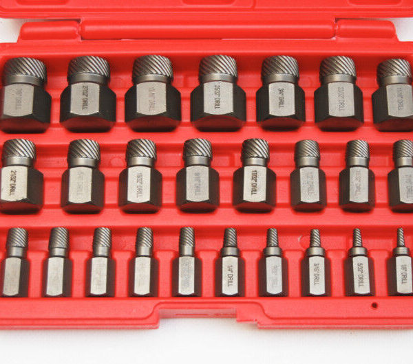 KIT DE EXTRACTORES PARA 25 PIEZAS TORNILLOS PASADORES PERNOS ROTOS PERNOS DE LLAVE ARRUINADOS 688