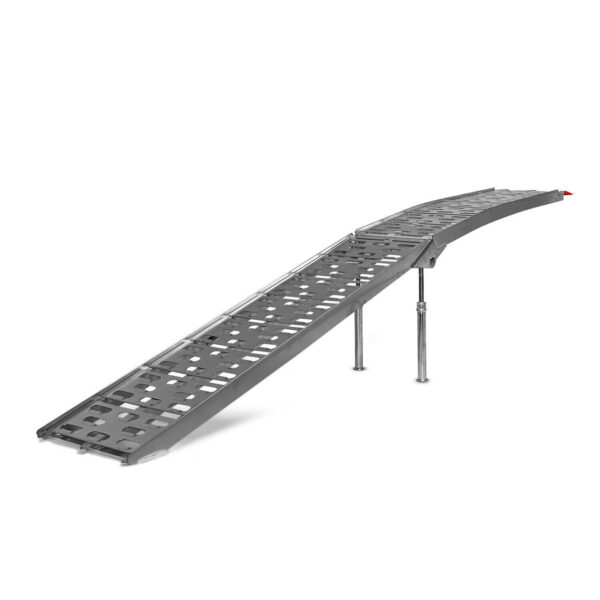 RAMPA DE CARGA PARA COCHES, MOTOCICLETAS, ALUMINIO, 500 KG, 0,5 TONELADAS, LONGITUD: 2,2 MT 071