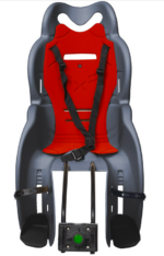 FIJACIÓN DE CUADRO DE ASIENTO DE BICICLETA PARA NIÑOS 22Kg BICICLETA TRASERA GRIS G911