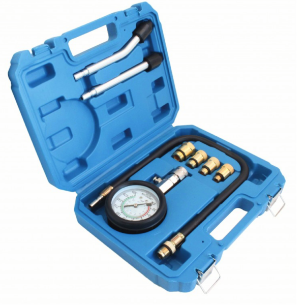 KIT DE COMPROBADOR DE COMPRESIÓN DEL MOTOR MANÓMETRO DE PISTÓN DEL CILINDRO MANÓMETRO DE COCHE 918sa