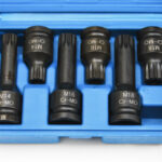 JUEGO DE LLAVES DE VASO XZN ACANALADAS 1/2" M14 M16 M18 AGUJERO 6 PIEZAS 458 xi