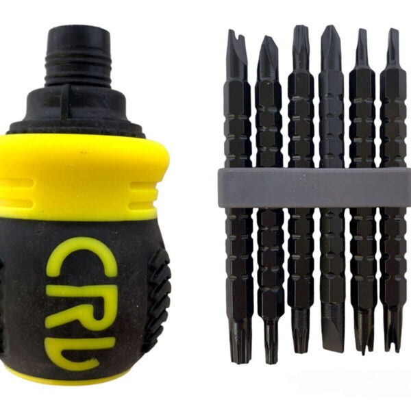 JUEGO DE DESTORNILLADORES DESTORNILLADORES TRINQUETE 13EN 1 PUNTAS MAGNÉTICAS PUNTAS DE DESTORNILLADOR 595