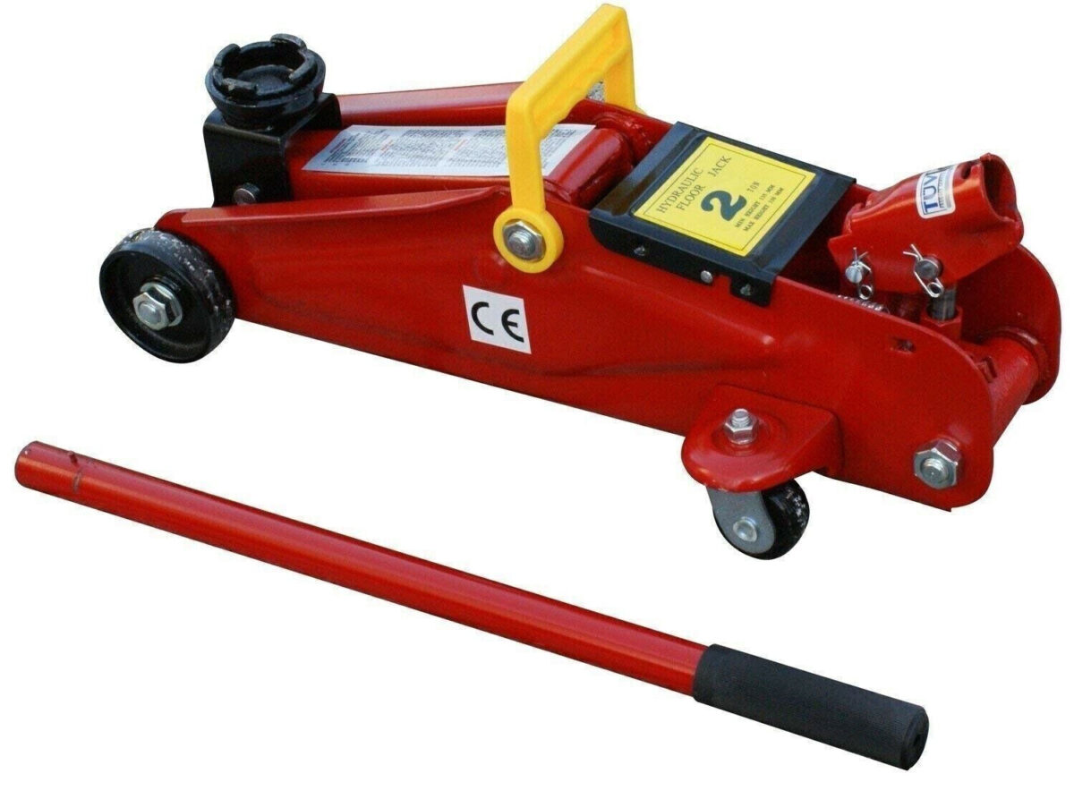 12038 CARRO MECÁNICO DE GATO DE CARRETILLA ELEVADORA HIDRÁULICA CRICK 2 TONELADAS