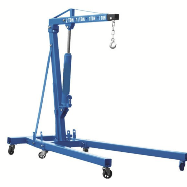 GRÚA HIDRÁULICA PESCANTE 2000KG PLEGABLE MANUAL TALLER MOTORES DE CABRA 2T 714