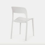 SILLA DE POLIPROPILENO COCINA BAR RESTAURANTE SILLAS DE JARDÍN INTERIOR EXTERIOR BLANCO