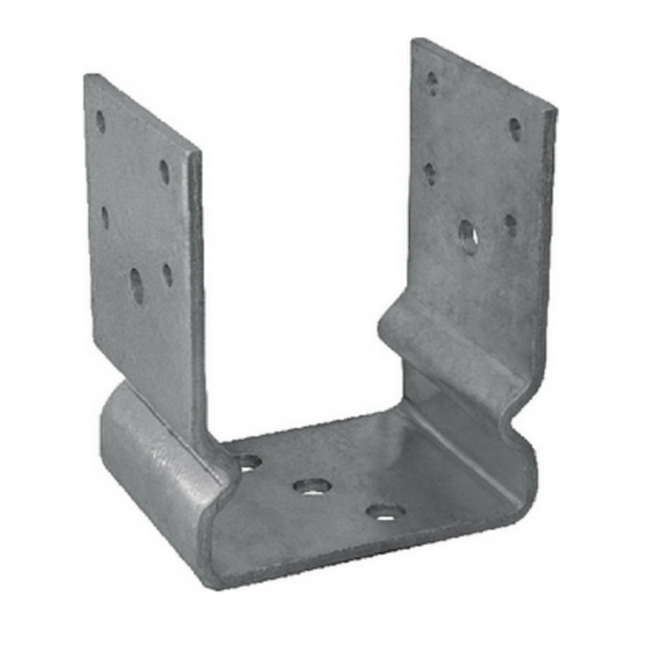 SOPORTE PARA SOPORTE ELEVADO EN FORMA DE U PARA VIGAS DE MADERA PILAR SUSPENDIDO MM 100X80X130 1654