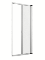 MOSQUITERA RODILLO LATERAL PUERTA FRANCESA EMBRAGUE REDUCIBLE 115X230 BLANCO 0981