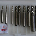 FRESOS DE 4 FLAUTAS HSS CABEZA PLANA 3 - 18 MM JUEGO 10 PIEZAS