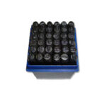 KIT DE PUNZONES ALFANUMÉRICOS 36 PIEZAS DE PLANTILLAS DE SELLOS PERFORADOS DE 4 MM LETRAS NÚMEROS 609