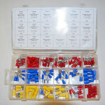 TERMINALES DE CABLE TERMINALES CONECTORES CONECTOR ELÉCTRICO AISLADO JUEGO DE CABLES 120 PIEZAS 678