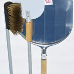 KIT PALA JUEGO DE PALAS PARA PIZZA PIZZAS HORNO DE LEÑA 3 PIEZAS HORNEAR CEPILLO TURN