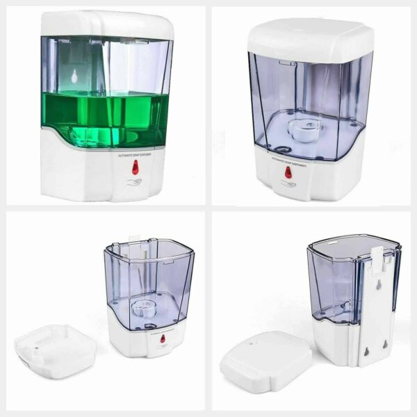 DISPENSADOR AUTOMÁTICO DISPENSADOR DE JABÓN EN GEL DESINFECTANTE INFRARROJO DISPENSADOR DE JABÓN 870