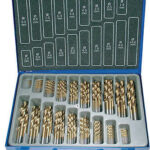 JUEGO 170 BROCAS HSS PARA METAL REVESTIMIENTO DE TITANIO CAJA DE METAL