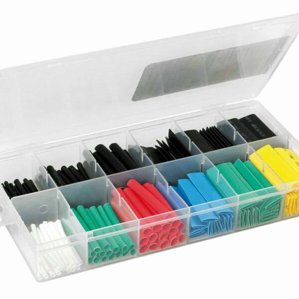 TUBO TERMORRETRÁCTIL 180 PIEZAS FUNDA AISLANTE PARA CABLES ELÉCTRICOS DE 45 MM 091