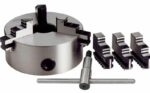 Mandril autocentrante para torno de 3+3 mordazas 130mm
