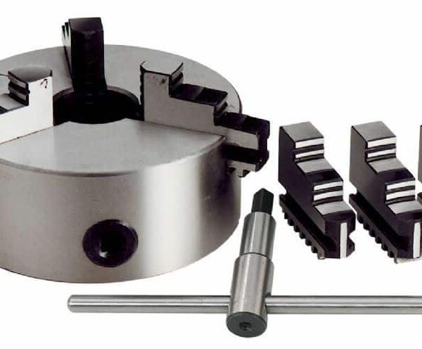 Mandril autocentrante para torno de 3+3 mordazas de 100mm