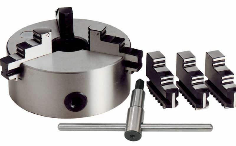 22330 Mandril autocentrante para torno de 3+3 mordazas 130mm