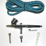 BOLÍGRAFO DE AEROGRAFÍA DE TUBO DE LONA DE DOBLE ACCIÓN CON AERÓGRAFO