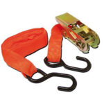 CORREA DE GANCHO DE TRINQUETE PARA PORTAEQUIPAJES DE COCHE 25 mm X 4 mt 122,5/245 Kgs 12102