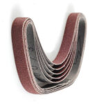 10 BANDAS ABRASIVAS PARA LIJADORA DE BANDA NEUMÁTICA 330x10mm