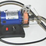 MUELA ABRASIVA DE BANCO EJE DE CEPILLO DE PIEDRA MIENTA DE EXTENSIÓN FLEXIBLE MUELA ABRASIVA DRIMEL 75 MM