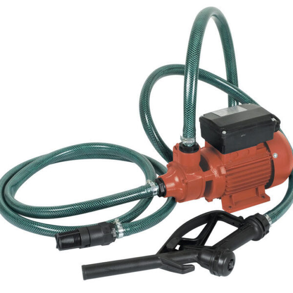 KIT BOMBA DE TRASIEGO ASPIRANTE EXTRACCIÓN DIÉSEL 230V 40L DISPENSADOR 298 costilla