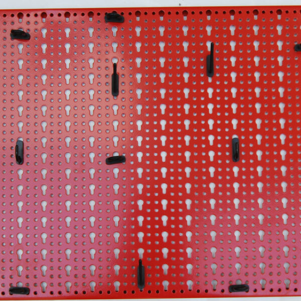 PORTAHERRAMIENTAS DE PANEL DE PARED PERFORADO PORTAHERRAMIENTAS 30 GANCHOS 498