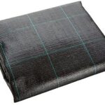 LÁMINA ACOLCHADORA ANTICORREAS DE POLIPROPILENO VERDE A CUADROS NEGROS MT 25 X 1mt