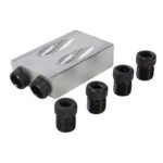 GUÍA DE CORTE DE ORIFICIO Guía 6,8,10 mm Plantilla para perforación de juntas 130 SILV