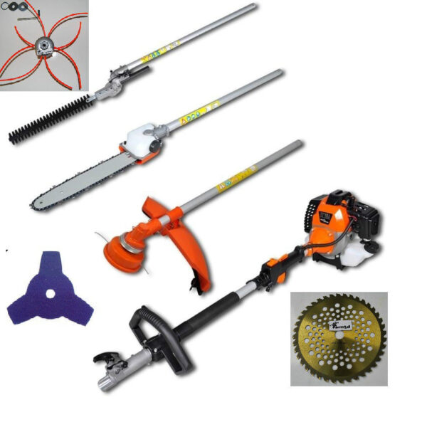 DESBROZADORA POSADORA 6 EN 1 CORTASETOS DE GASOLINA 43 CC FARNEED