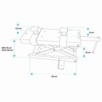 GATO ELEVADOR DE MOTOCICLETA GATO ELEVADOR DE MOTOCICLETA ELEVADOR DE HASTA 500 KG 921