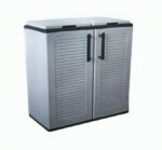 MUEBLE DE RESINA BALCÓN EXTERIOR BAJO CAJA DE JARDÍN 84x68x37cm 480AP