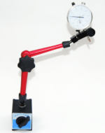 BASE MAGNÉTICA ARTICULADA CON COMPARADOR CENTESIMAL 0 10 mm TORNO DE HERRAMIENTAS N