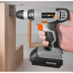 TALADRO ATORNILLADOR BATERÍA 2AH 18V CARGADOR DE MANDRIL SIN LLAVE 372 BTV