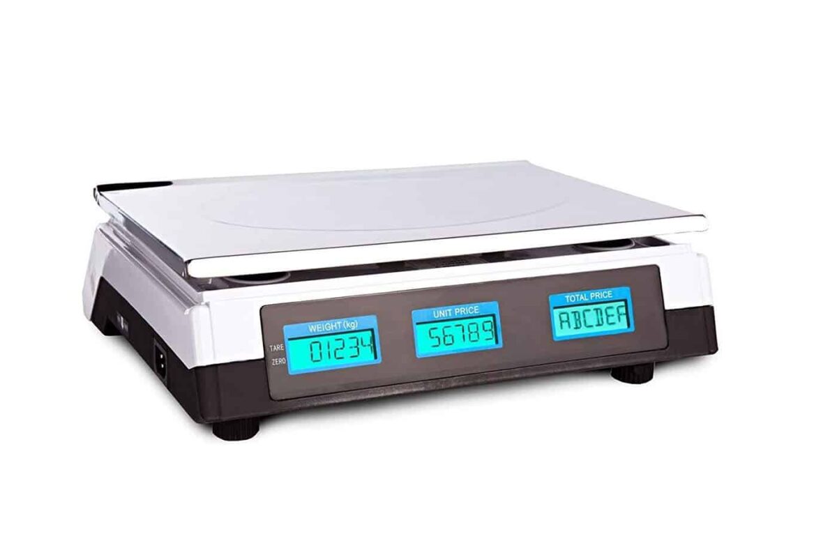 BÁSCULA DE MOSTRADOR DIGITAL ELECTRÓNICA PROFESIONAL 40 KG 2 GRAMOS COCINA 194AR