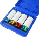 LLAVES DE TUBO LLANTAS DE ALEACIÓN LLANTA 17, 19, 21, 22 mm AUTO 1/2 " 4 PIEZAS 265x