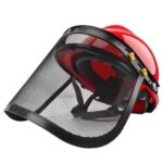 CASCO CASCO CON VISERA DE MALLA PROTECTORA JARDINERÍA CORTACÉSPED RO