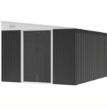 CASETA DE CASA TRASTERO CASETA DE JARDÍN PORTAHERRAMIENTAS DE CHAPA 9,5 M² 529