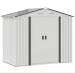 CASETA DE ALMACENAMIENTO CASETA DE JARDÍN PORTAHERRAMIENTAS DE CHAPA 2,8 METROS CUADRADOS 030WT