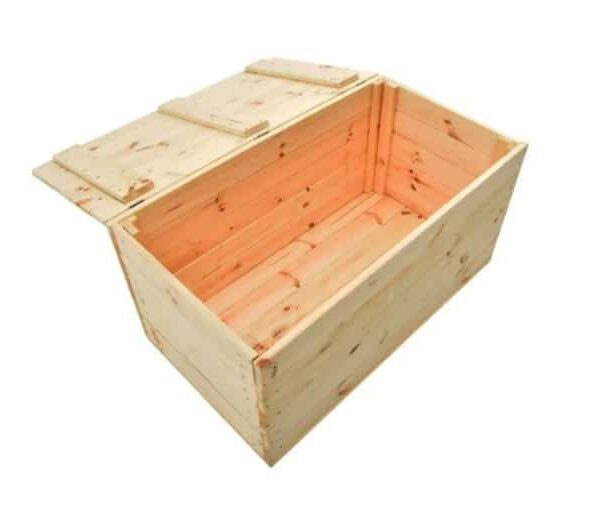 BANCO DE PECHO EN MADERA DE PINO NATURAL PINTABLE 73x35x33 cm 408