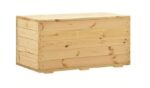 BANCO DE PECHO EN MADERA DE PINO NATURAL PINTABLE 73x35x33 cm 408