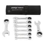 LLAVES DE TRINQUETE ENANAS CORTAS SAE 5/16 A 3/4 ACERO IMPERIAL CROMO XI