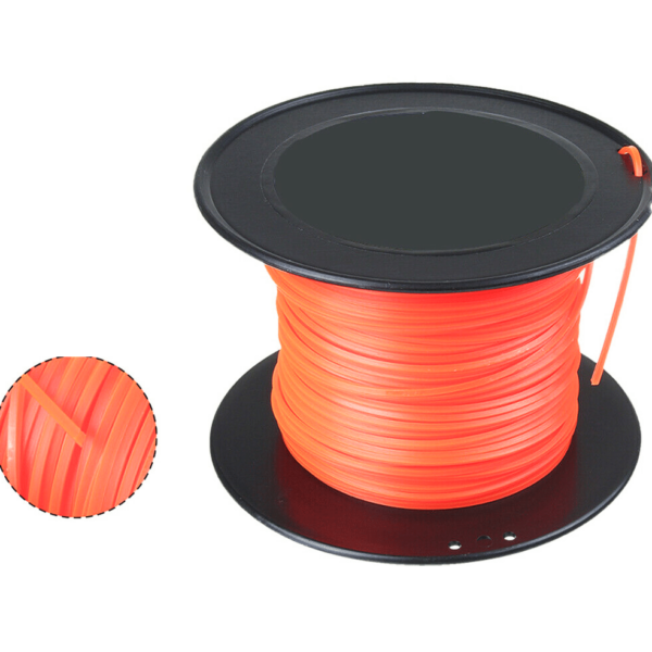 LÍNEA PARA DESBROZADORA CUADRADA 3 MM 100 MT CARRETE DE CORTACÉSPED CABLE MADEJA 250