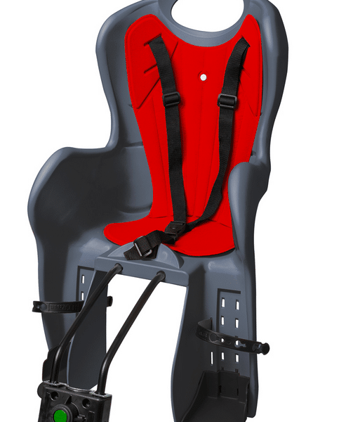 ENGANCHE DEL CUADRO DEL ASIENTO TRASERO DE LA BICICLETA INFANTIL 22 KG HOMOLOGADO GRIS G386