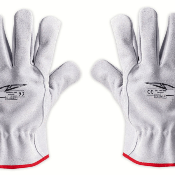 120 PARES DE GUANTES DE TRABAJO PAR, PAR, GUANTE DE PIEL DE VACA DIVIDIDO, BLANCO 04WH TALLA 9