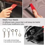 JUEGO DE HERRAMIENTAS PALANCAS DESMONTAJE DE PANELES DESMONTAJE PUERTAS DE COCHE PINZA CARROCERO