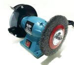 Amoladora de banco de 150 mm y 300 W con afilador de cepillos y muelas abrasivas, máquina biseladora 535vt