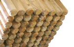 POSTE POSTES REDONDOS EN MADERA IMPREGNADA VALLA VALLA Ø 8x250 cm