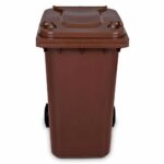 CUBO DE BASURA DE 120LT CUBO DE BASURA EN840 NORMAS HACCP MARRÓN BIO