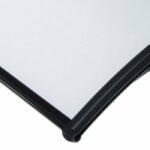 Capota toldo policarbonato compacto cubierta transparente 120x80 cm 464ve
